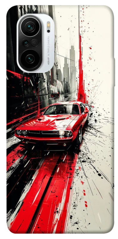 Чехол на Xiaomi Redmi K40 / K40 Pro / K40 Pro+ / Poco F3 Painted Mustang фото 1 из 1