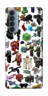 Чохол на Oppo Reno 4 Pro Minecraft v4 фото 1 з 1