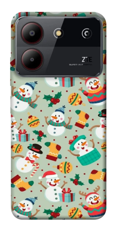 Чехол на ZTE Blade A54 4G Новогодний v2 фото 1 из 1