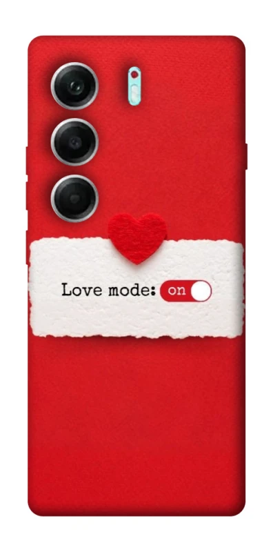 Чохол на Tecno Camon 40 Pro Love Mode ON фото 1 з 1