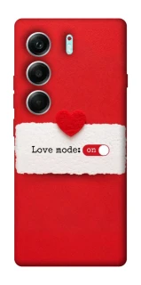 Чохол на Tecno Camon 40 Pro Love Mode ON фото 1 з 1