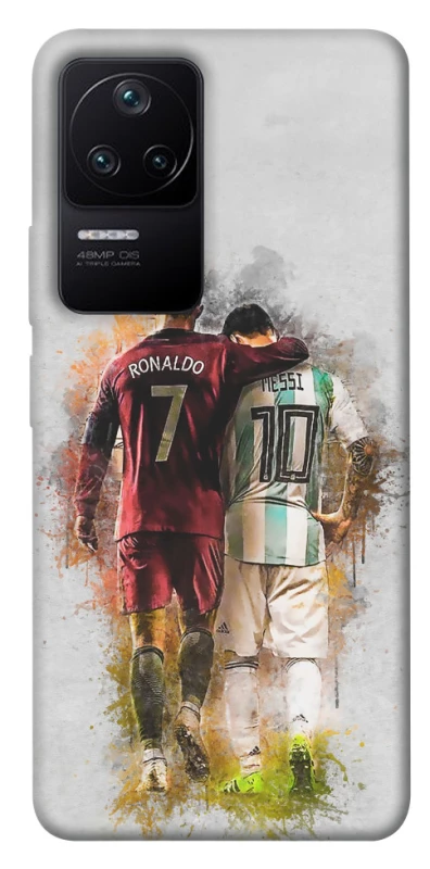 Чохол на Xiaomi Poco F4 5G Ronaldo та Messi фото 1 з 1