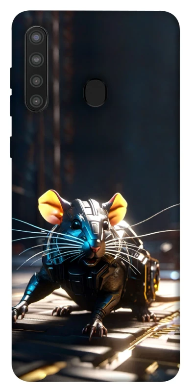 Чохол на Samsung Galaxy A21 Cyber rat фото 1 з 1