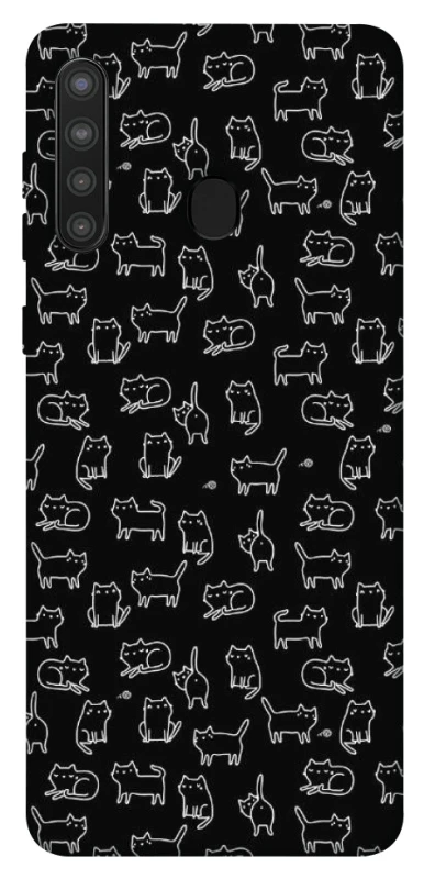 Чохол на Samsung Galaxy A21 Black Cats фото 1 з 1