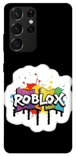Чохол на Samsung Galaxy S21 Ultra Roblox logo ver.2 фото 1 з 1