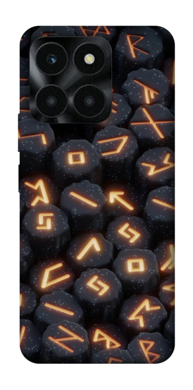 Чехол на Huawei Honor X6a Огненые руны фото 1 из 1