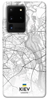 Чехол на Samsung Galaxy S20 Ultra Kiev white map фото 1 из 1