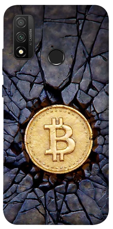 Чехол на Huawei P Smart (2020) Bitcoin cracks фото 1 из 1