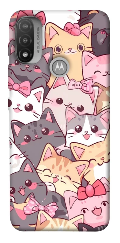 Чехол на Motorola Moto E20 Cute Cat фото 1 из 1