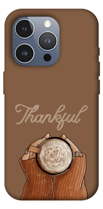 Чохол на Apple iPhone 16 Pro Max Thankful coffee фото 1 з 1