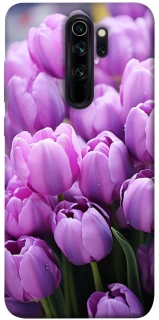 Чохол на Xiaomi Redmi Note 8 Pro Фіолетові тюльпани фото 1 з 1