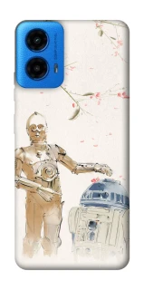 Чехол на Motorola Moto G45 Star Wars robots фото 1 из 1