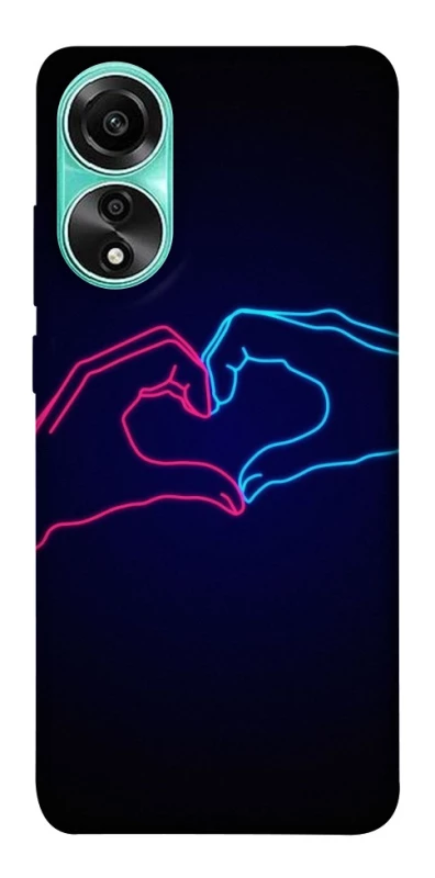 Чехол на Oppo A78 4G Neon love фото 1 из 1