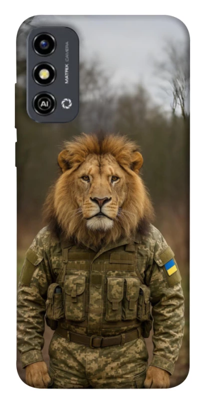 Чехол на ZTE Blade A53 Лев защитник фото 1 из 1