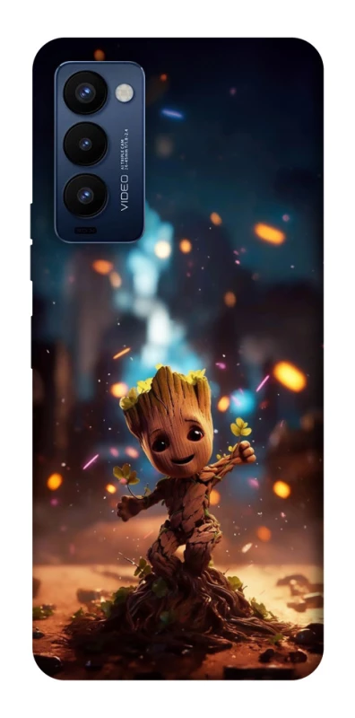 Чехол на TECNO Camon 18 Pro Baby Groot v3 фото 1 из 1