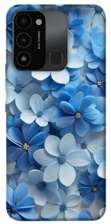 Чохол на TECNO Spark 8C Сині квіти фото 1 з 1