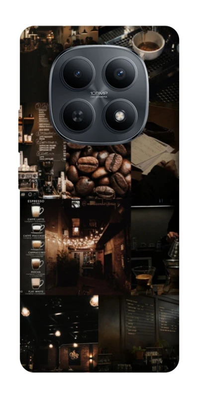 Чехол на Xiaomi Redmi Note 15 4G/5G (EU) Coffee collage ver.1 фото 1 из 1