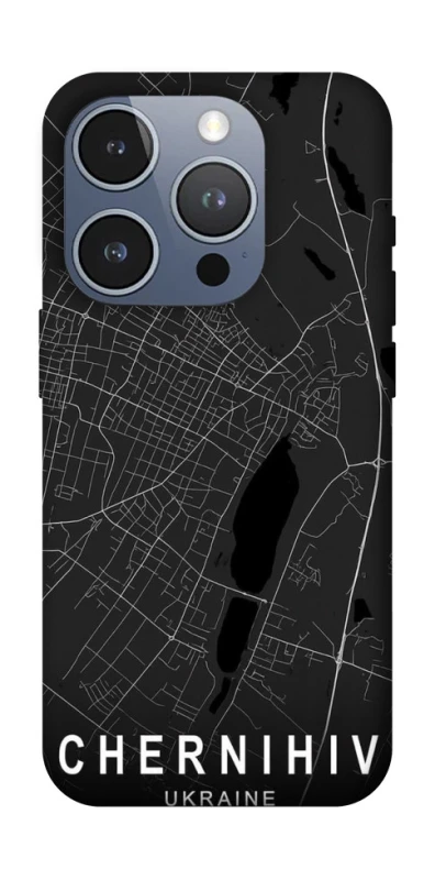 Чехол на Apple iPhone 16 Pro Chernihiv map фото 1 из 1