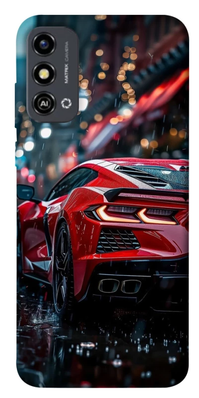 Чехол на ZTE Blade A53 Red sports car фото 1 из 1