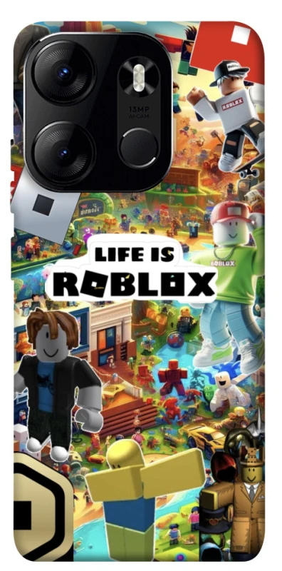 Чохол на Tecno Spark Go 2023 Life is Roblox фото 1 з 1
