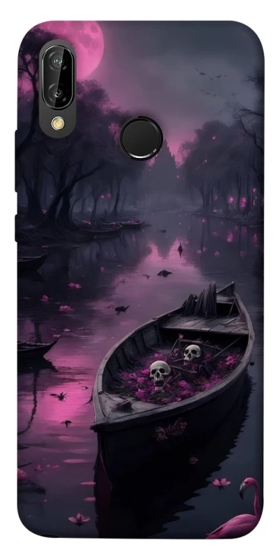 Чохол на Huawei P20 Lite Boat and flamingo фото 1 з 1