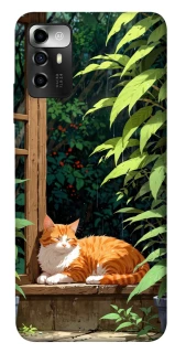 Чохол на ZTE Blade V40 Vita red cat фото 1 з 1