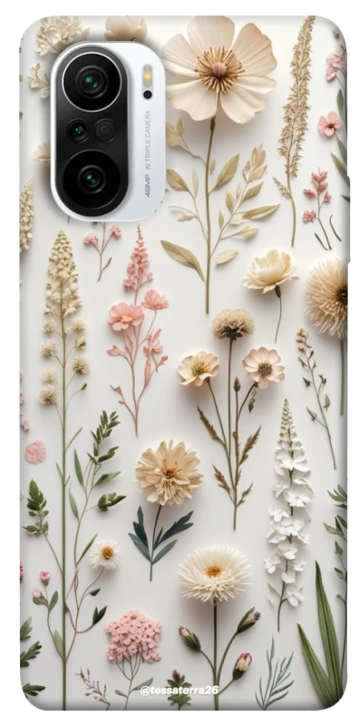 Чехол на Xiaomi Redmi K40 / K40 Pro / K40 Pro+ / Poco F3 Floral design ver.1 фото 1 из 1