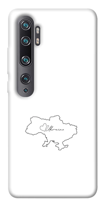 Чехол на Xiaomi Mi Note 10 / Note 10 Pro / Mi CC9 Pro Ukraine map фото 1 из 1
