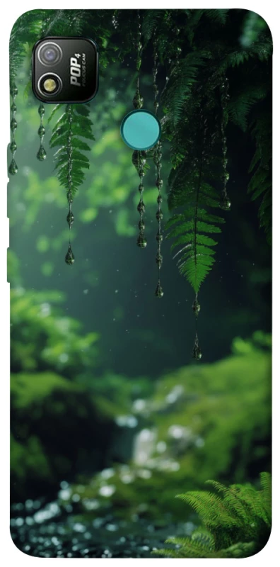 Чехол на TECNO POP 4 rain forest фото 1 из 1