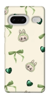 Чохол на Google Pixel 7 Labubu Green Heart фото 1 з 1