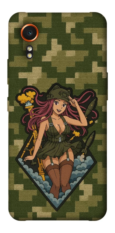 Чохол на Samsung Galaxy Xcover7 Military Waifu фото 1 з 1
