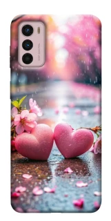 Чехол на Motorola Moto G42 Pink heart фото 1 из 1
