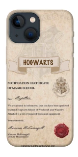 Чохол на Apple iPhone 13 mini (5.4") The Hogwarts acceptance letter фото 1 з 1