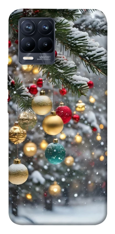 Чохол на Realme 8 Новорічний v48 фото 1 з 1