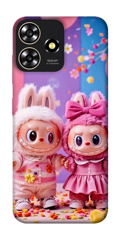 Чохол на ZTE Blade A73 4G Labubu twins ver.2 фото 1 з 1