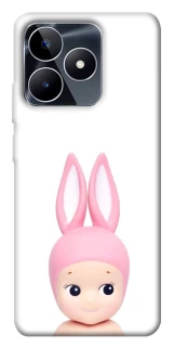 Чехол на Realme C53 Minimal Bunny Peek фото 1 из 1