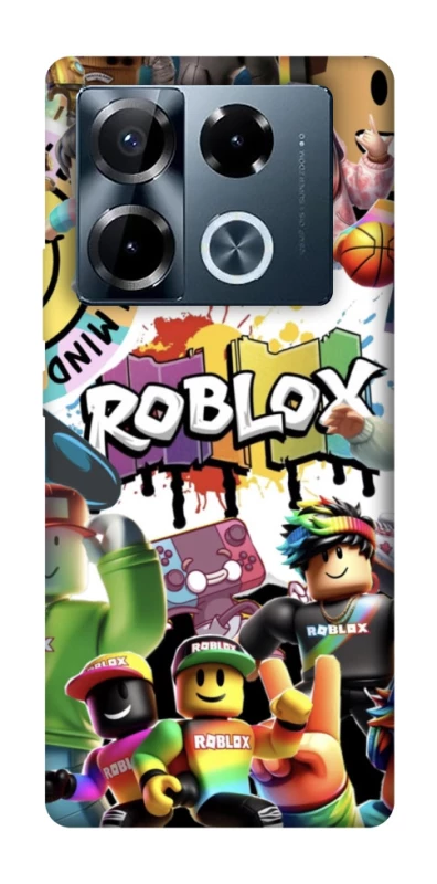 Чохол на Infinix Note 40 Pro 4G Roblox Characters Collage фото 1 з 1