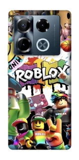 Чехол на Infinix Note 40 Pro 4G Roblox Characters Collage фото 1 из 1