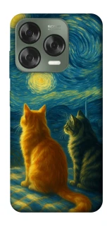 Чехол на ZTE Nubia V70 Design Cats under the stars фото 1 Чехол на ZTE Nubia V70 Design Cats under the stars фото 1 из 1