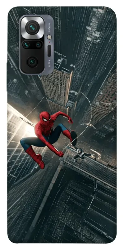 Чехол на Xiaomi Redmi Note 10 Pro Spider Man ver.4 фото 1 из 1