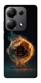 Чехол на Xiaomi Redmi Note 13 Pro 4G Fire Bitcoin фото 1 из 1