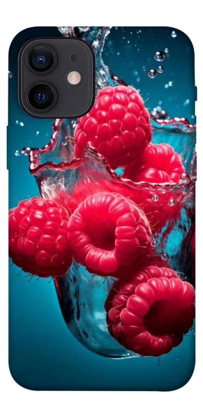 Чохол на Apple iPhone 12 mini (5.4") Малинка у воді фото 1 з 1