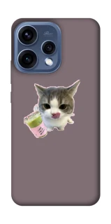 Чехол на Oppo Reno 15 cat matcha фото 1 из 2