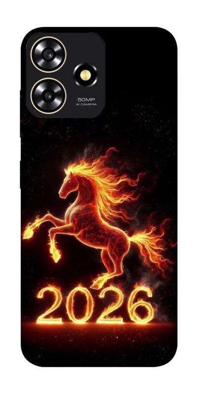 Чохол на ZTE Blade A73 4G Red Fire Horse ver.1 фото 1 з 1