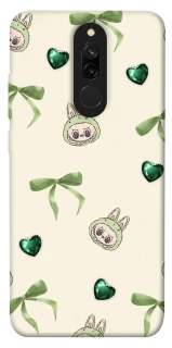 Чехол на Xiaomi Redmi 8 Labubu Green Heart фото 1 из 1