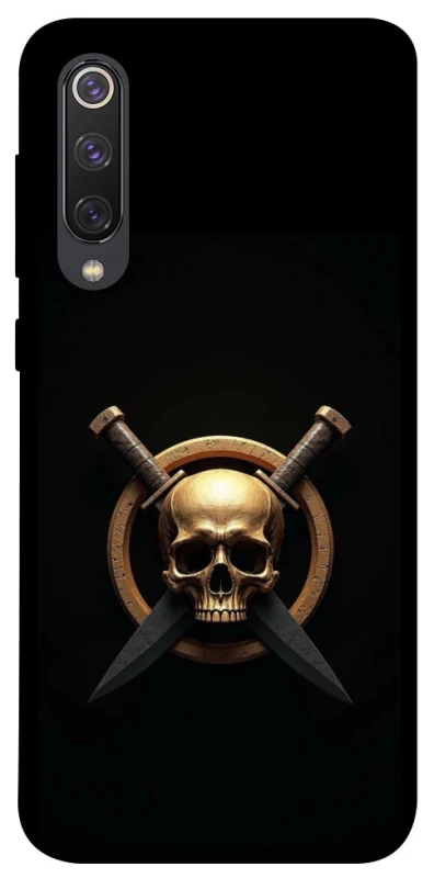 Чохол на Xiaomi Mi 9 SE Golden Skull фото 1 з 1