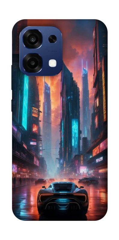 Чехол на Oppo A6 Pro 4G/5G Cyber city фото 2 из 2