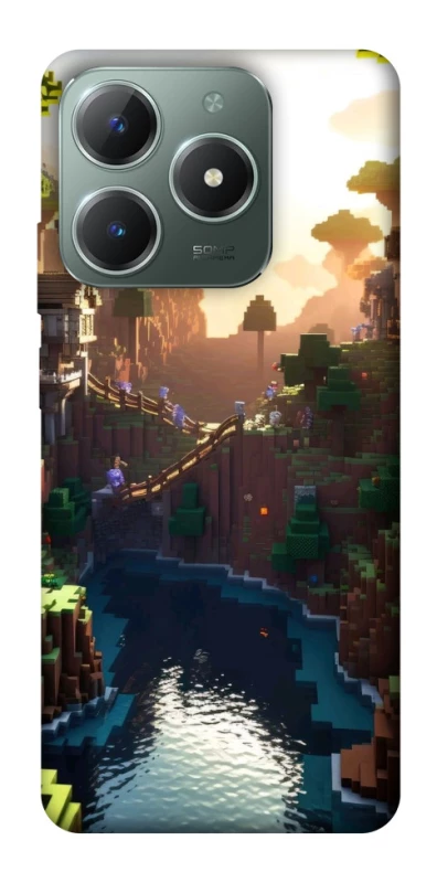 Чохол на Realme C61 Minecraft sunset фото 1 з 1