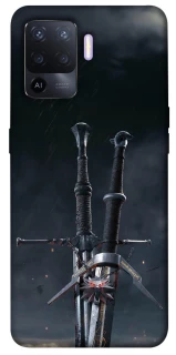 Чехол на Oppo A94 Мечи Ведьмака фото 1 из 1