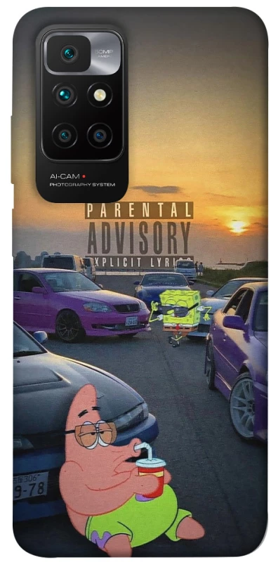 Чохол на Xiaomi Redmi 10 Патрік на перегонах фото 1 з 1